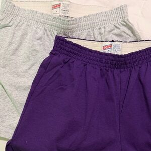 Soffe Shorts in Purple and Gray